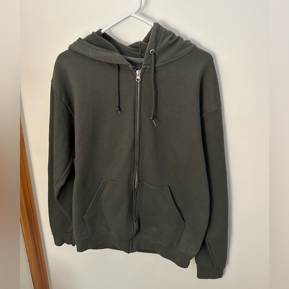 Basic Zip Up Hoodie - Picture 1 of 5